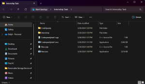 Internship Task Folder