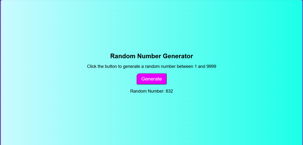 How to Create Random Number Generator Using JavaScript