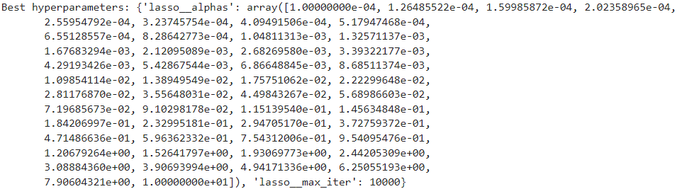 Lasso Regression in Python