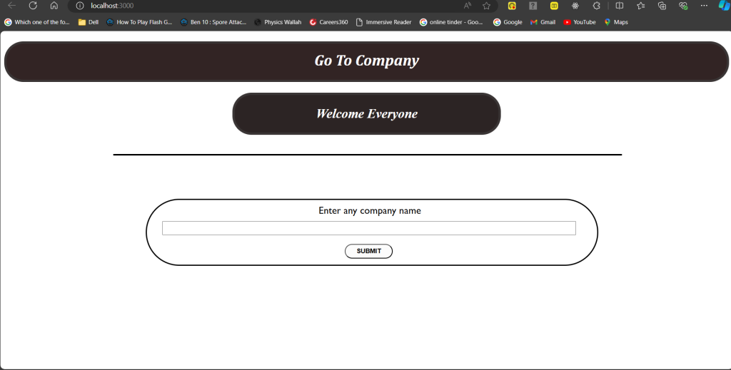 A website through which you can determine any website URL through it's name only 