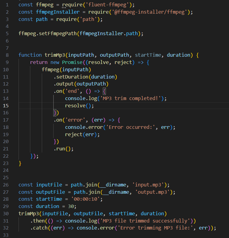 Node.js Code