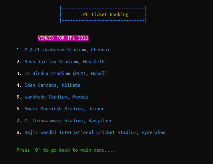 IPL venue