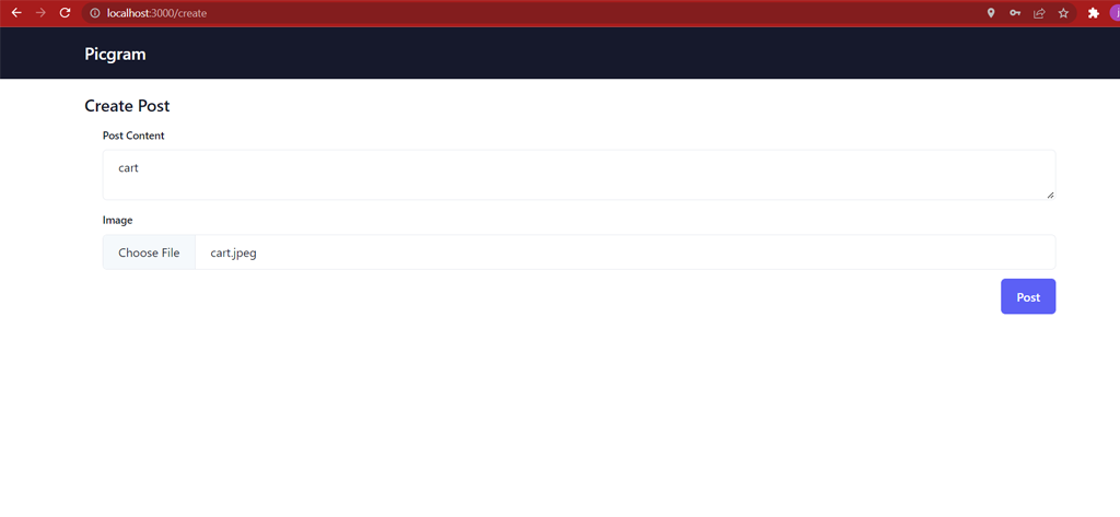 Upload Page