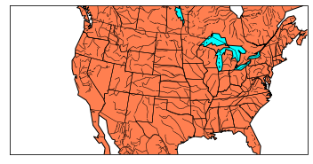 USA map using Python