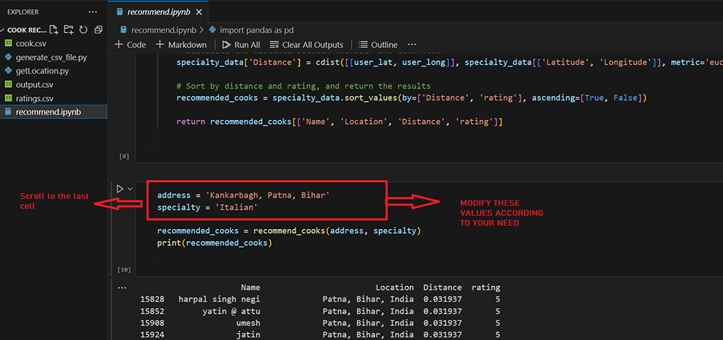 Modify input