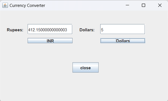 Dollar to INR