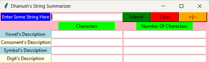 String summarizer