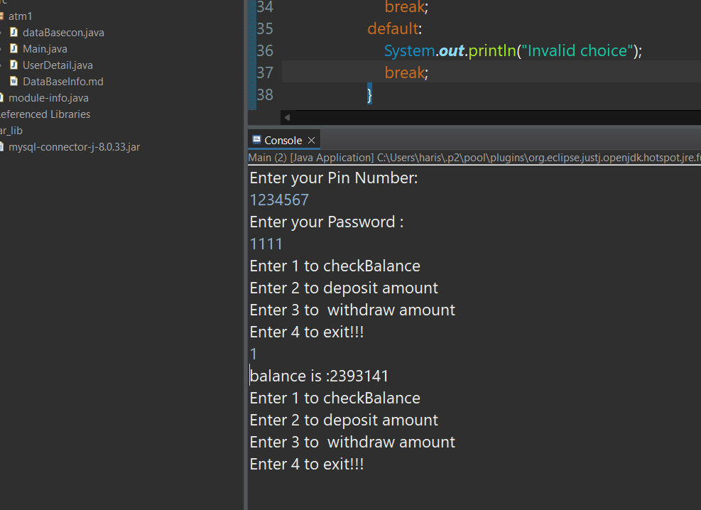 CHECKBALANCE