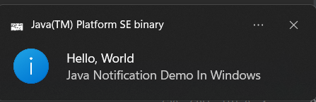 Notification