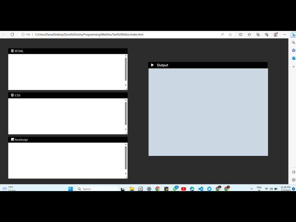 Live Code Editor