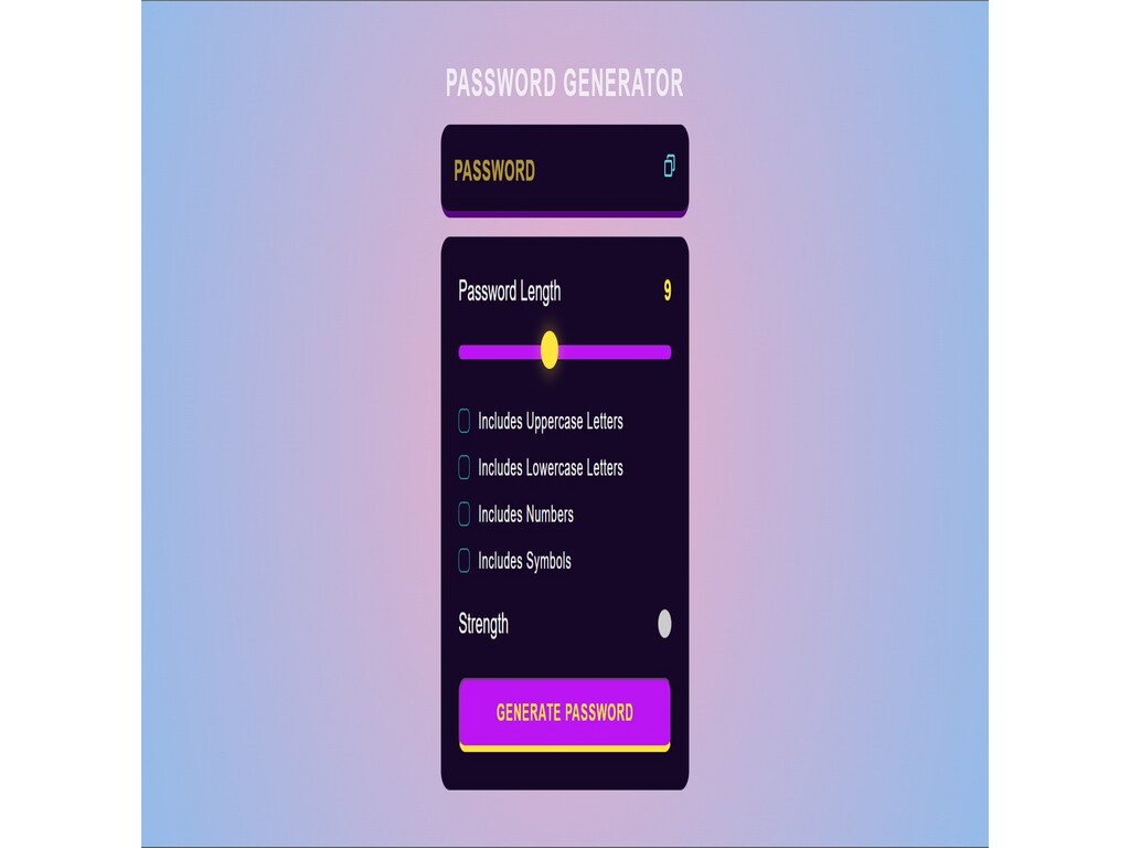 Password Generator