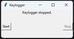 Stop screen GUI