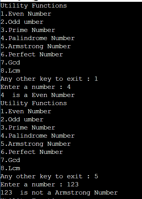 Utility Functions for numbers