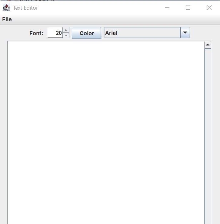 Text Editor Output Window