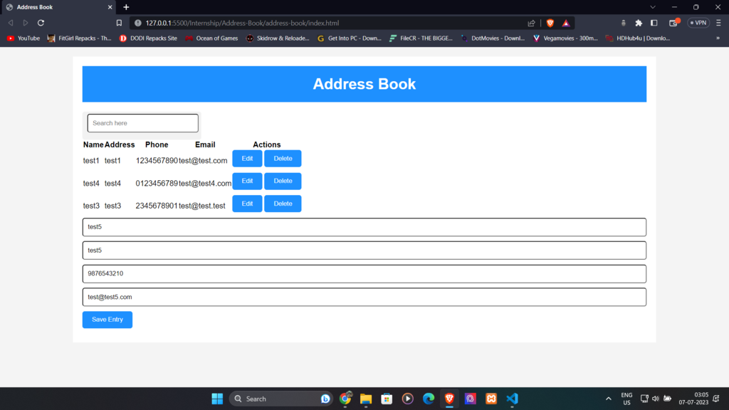 address-book-data-filling