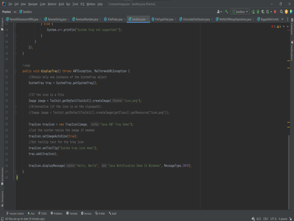 code snippet 3