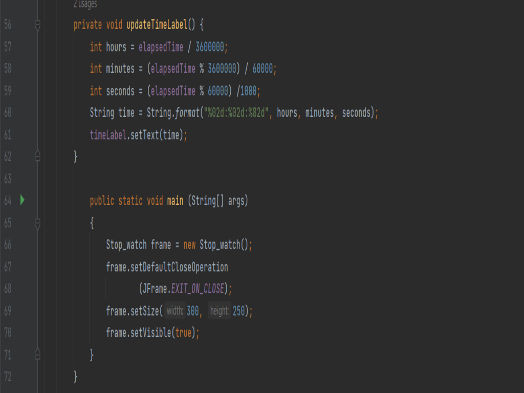 Code snippet 3