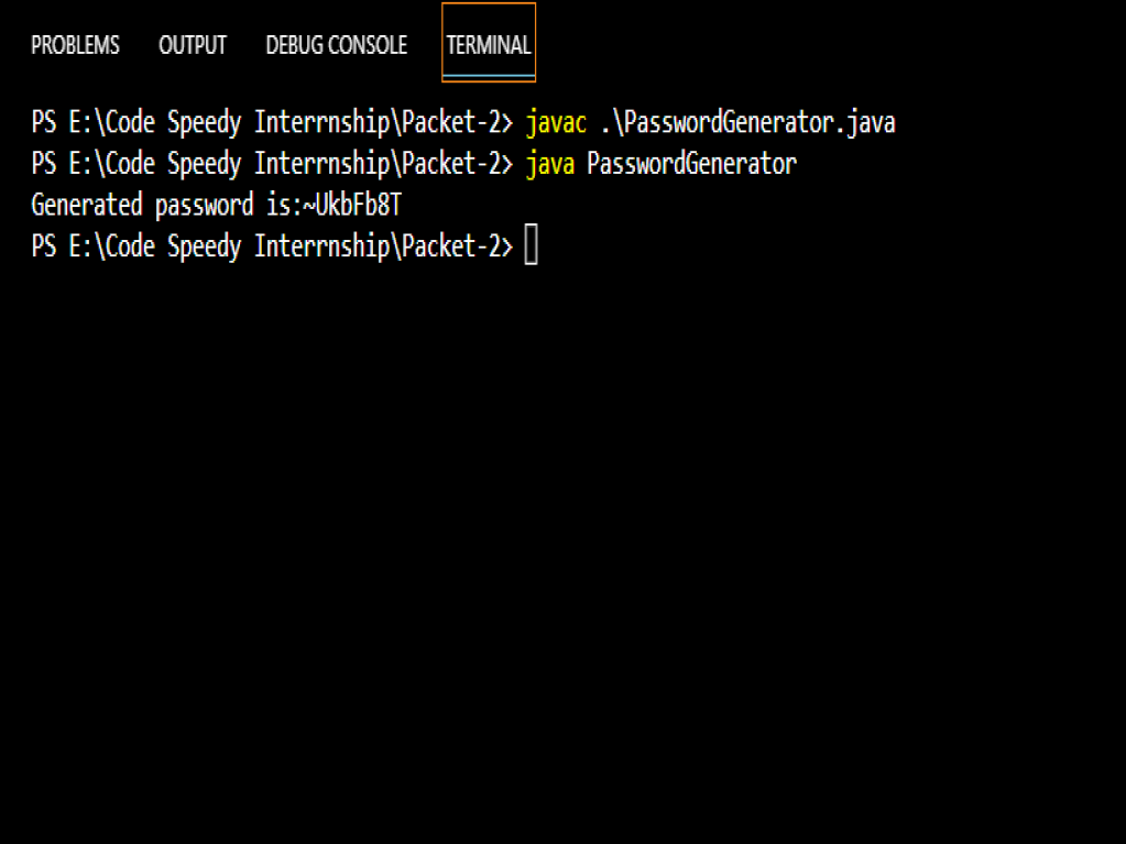 Password Generator
