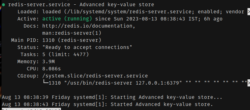 Redis Status