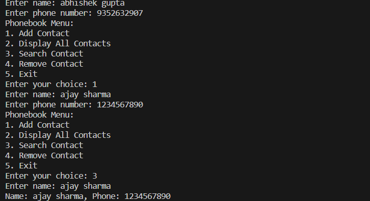 output