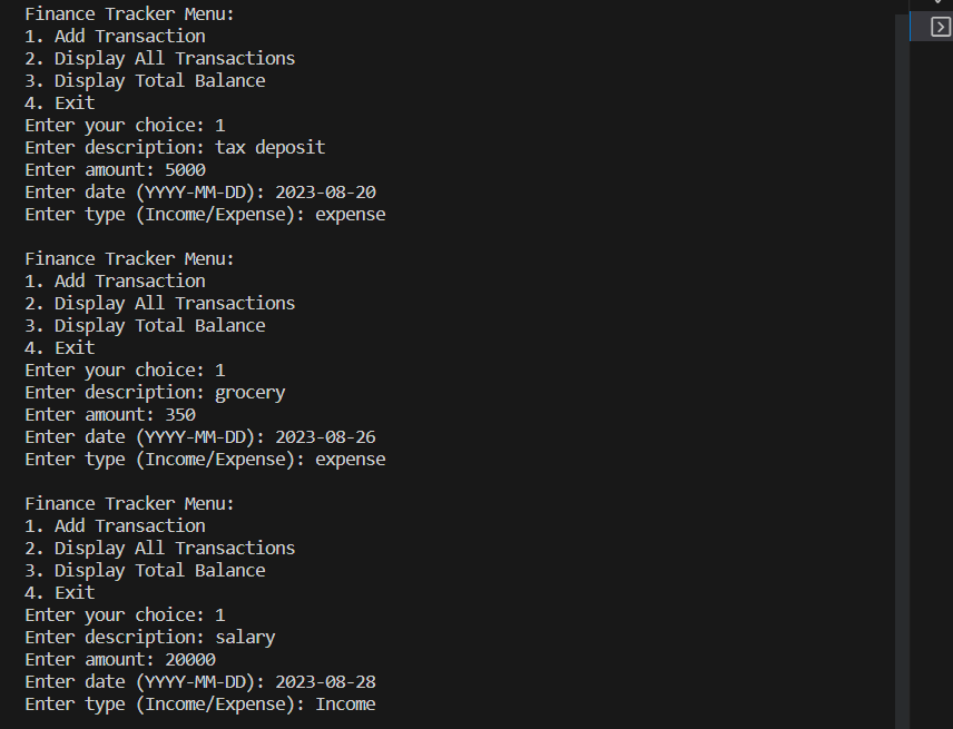 output
