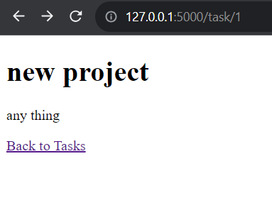 we can view created task by index