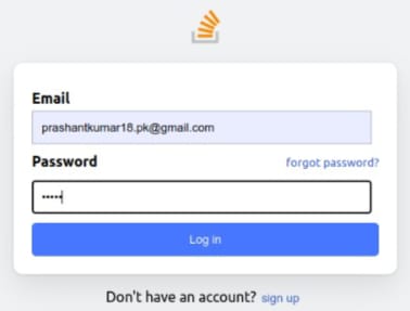Log in