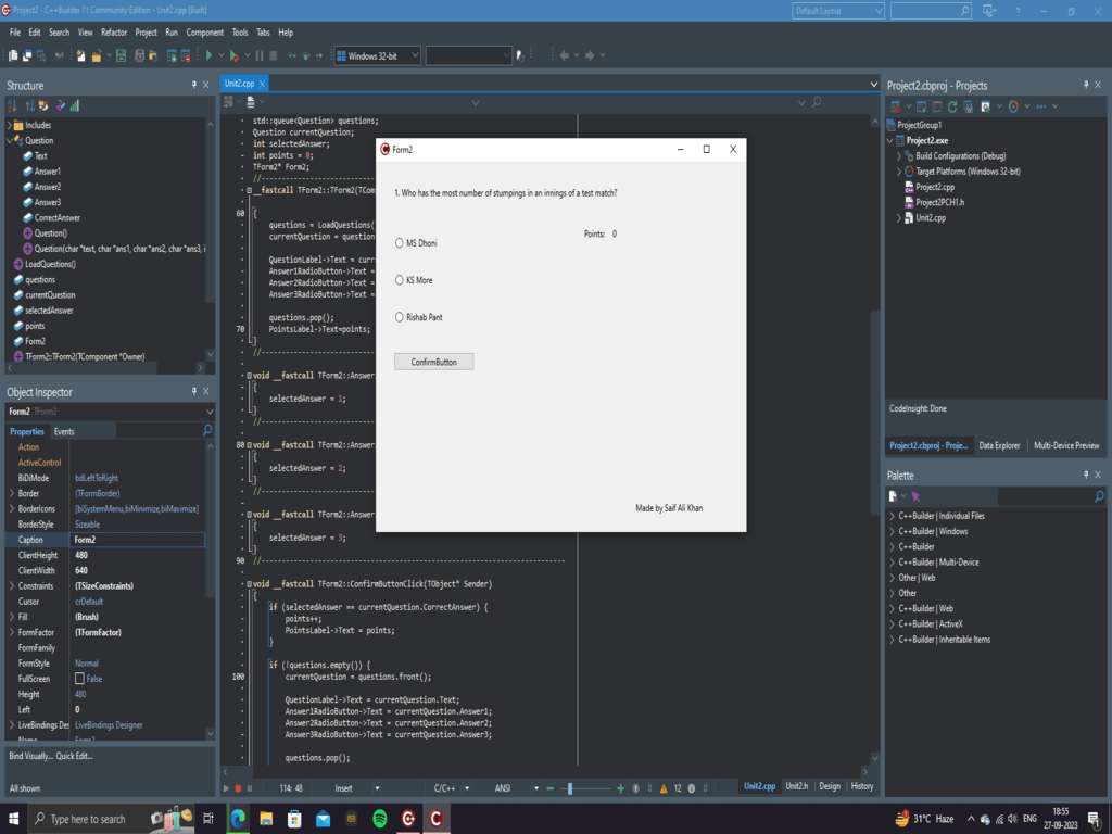 Main Application Interface